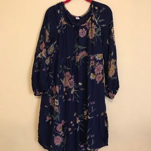 Floral print dress